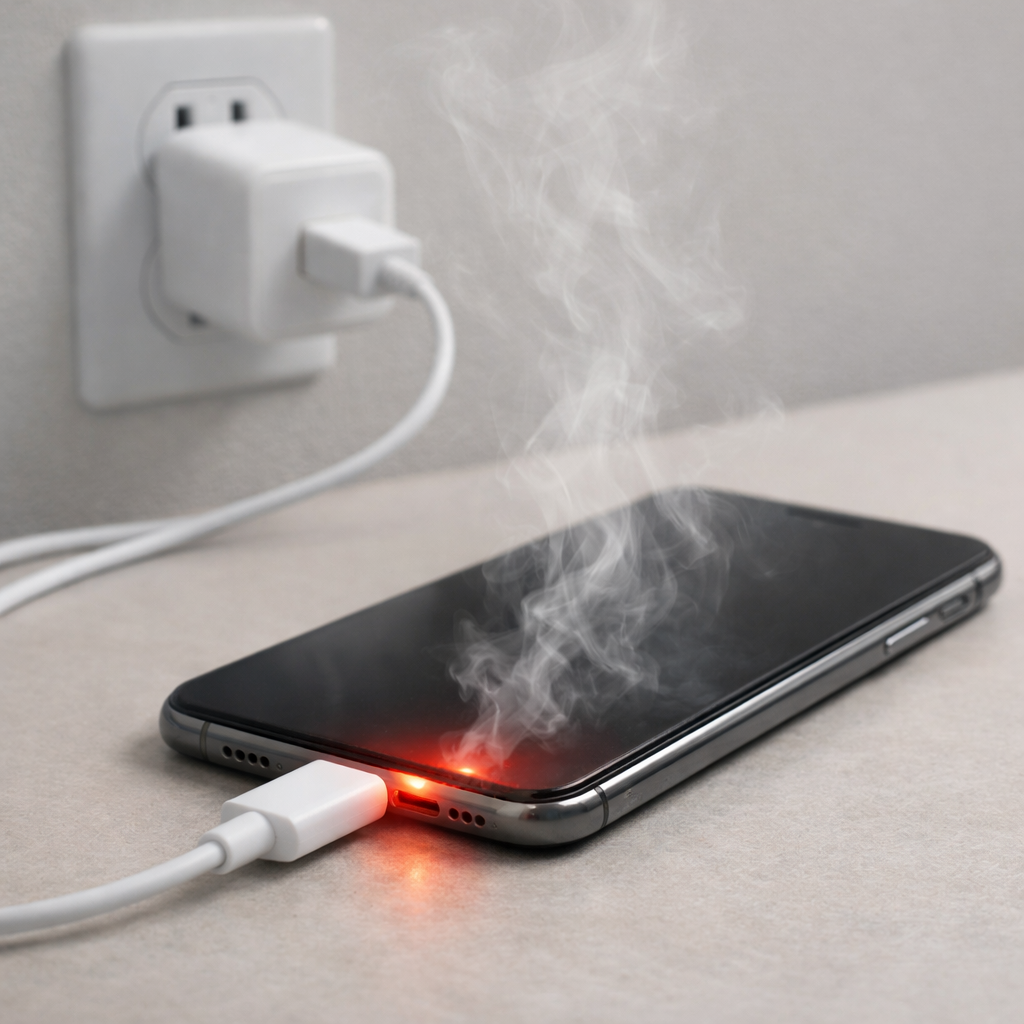 Charger Overheating Phone
