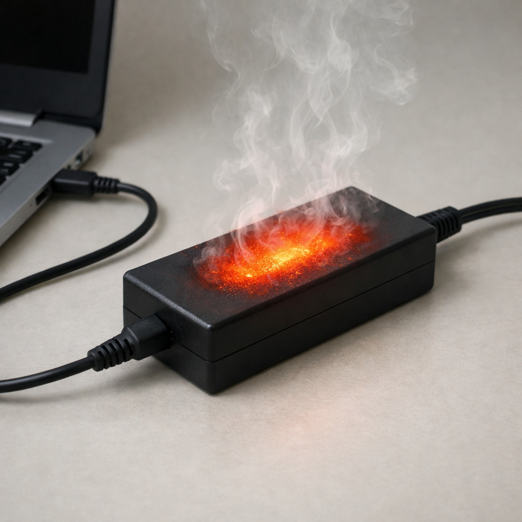 Laptop Charger Overheating While Idle