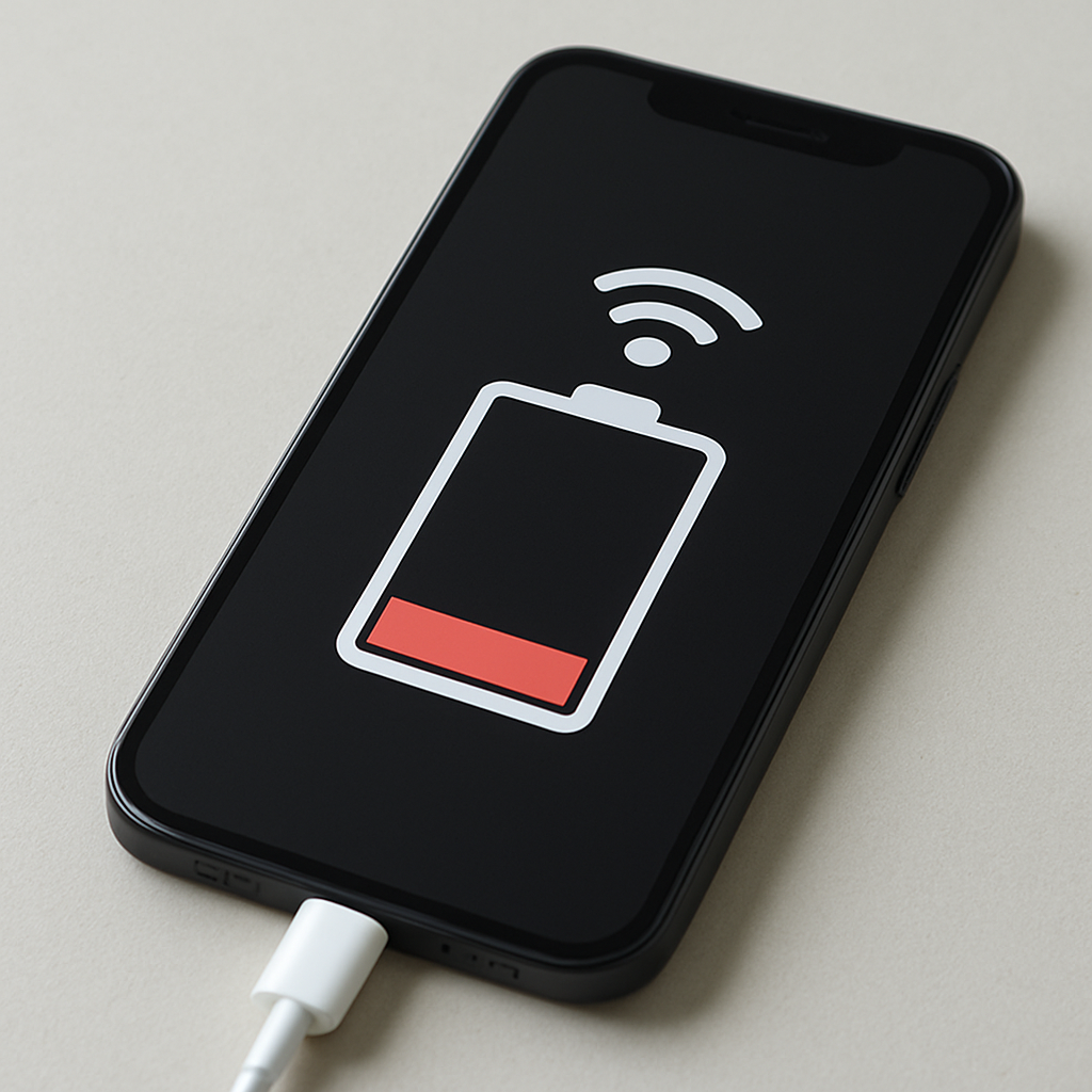 smartphone battery draining faster on mobile data due to weak cellular signal and network activity
