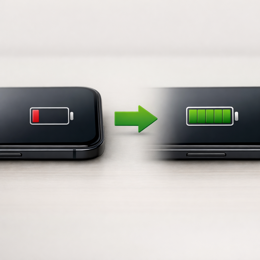 Device Battery Percentage Jumping