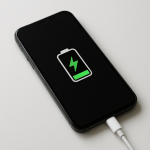 Phone Stuck on Charging? Causes and Fixes Smartphone charging on tidy desk beside charger and cable