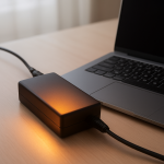 Laptop Charger Overheating — What Causes It and When To Worry Overheating laptop charger resting on a tidy wooden desk