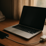 Why a Device Can Lose Battery in Sleep Mode and Still Feel Wrong Open laptop on bedroom desk after losing battery overnight