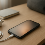 Why Your Battery Can Seem Worse Right After a Factory Reset Smartphone on desk losing battery during setup after factory reset
